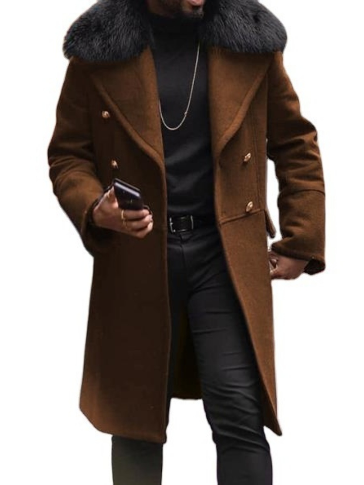 Tailored Coat Wool - Męski płaszcz wełniany szyty na miarę,