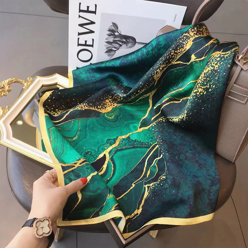 Scarf Silk Neck - 70x70cm szalik damski jedwabne uczucie włosów
