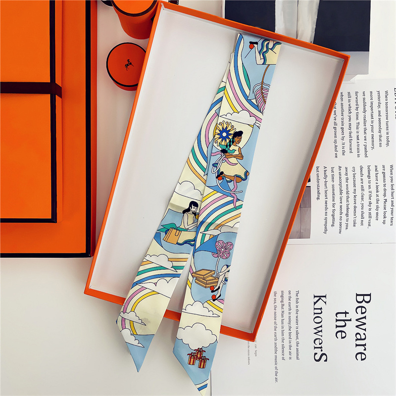 Szalik damski 100% jedwabiu mo – Scarf Silk Neck recenzja i cena