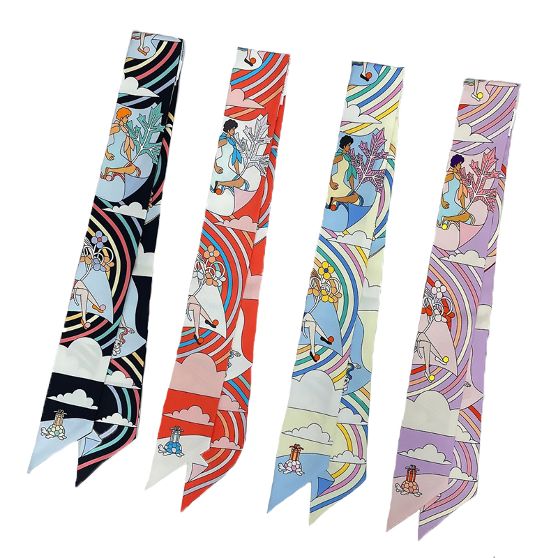 Szalik damski 100% jedwabiu mo – Scarf Silk Neck recenzja i cena