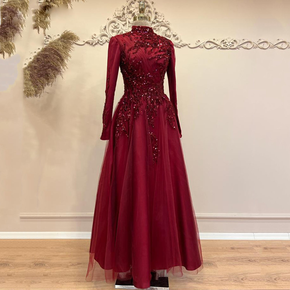 Koraliki do kostek A Line Prom – Women Formal Party Wear Dress recenzja i cena