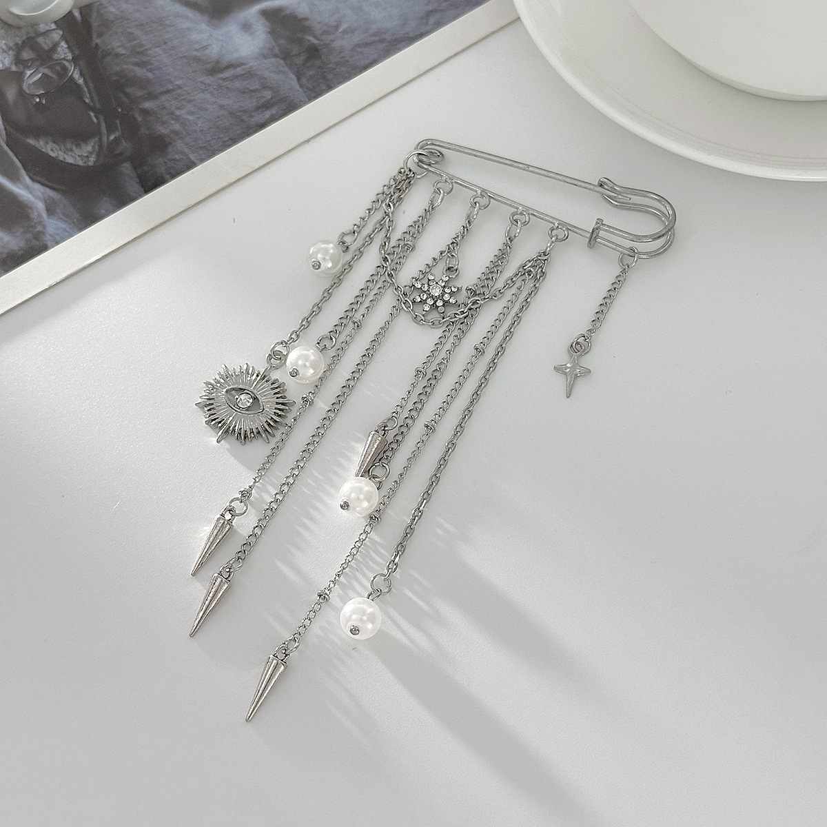 Imitacja Perły Broszka Eleganc – Women'S Formal Wear Accessories recenzja i cena