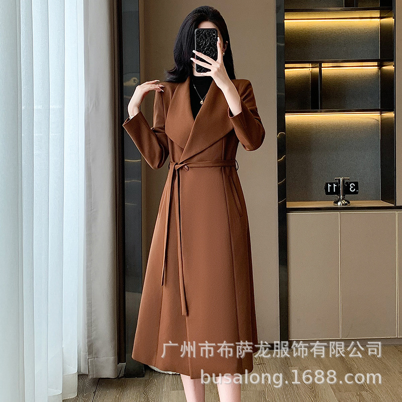 Damski trencz na jesień i zimę – Women'S Office Formal Wear For Ladies recenzja i cena