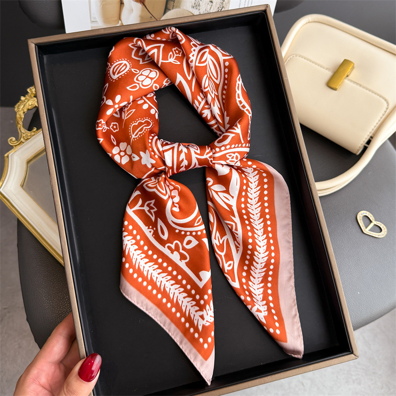 1 szt. apaszka jedwabna w wzór – Scarf Silk Neck recenzja i cena