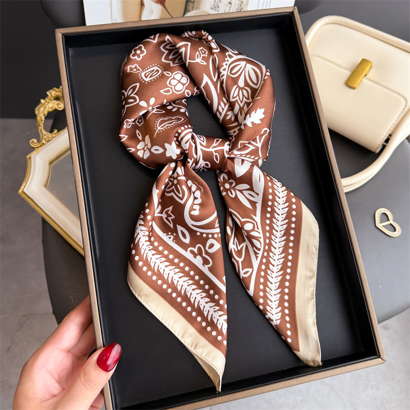 1 szt. apaszka jedwabna w wzór – Scarf Silk Neck recenzja i cena
