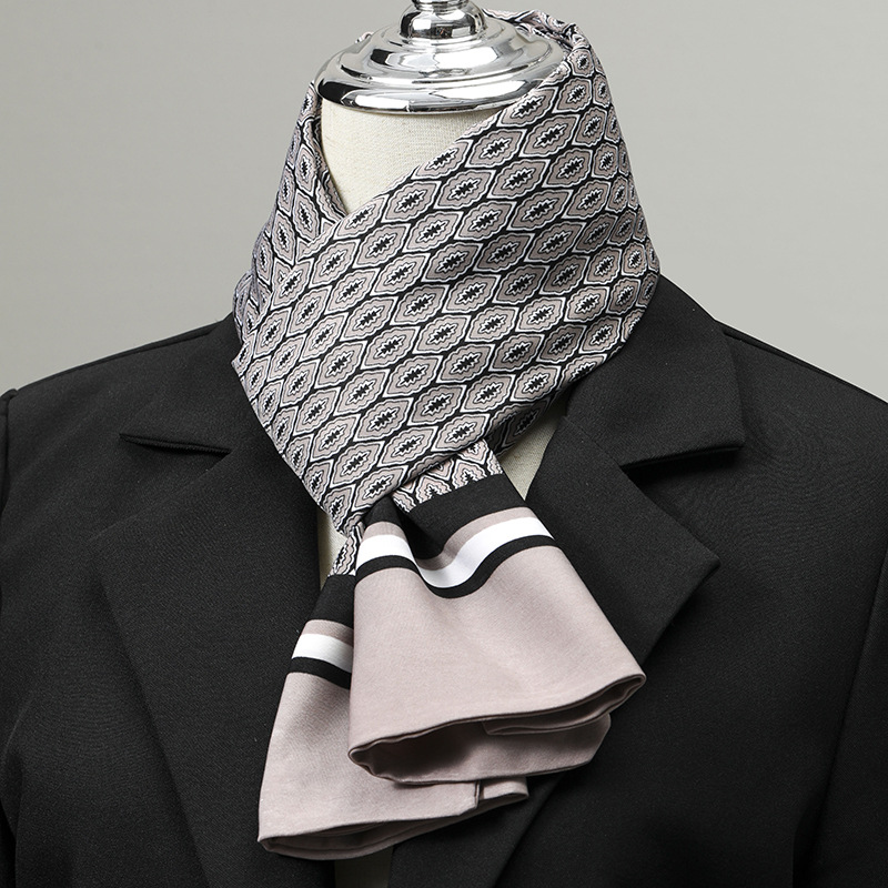 Męski szalik imitujący jedwab, – Scarf Silk Neck recenzja i cena