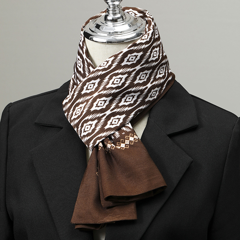 Męski szalik imitujący jedwab, – Scarf Silk Neck recenzja i cena