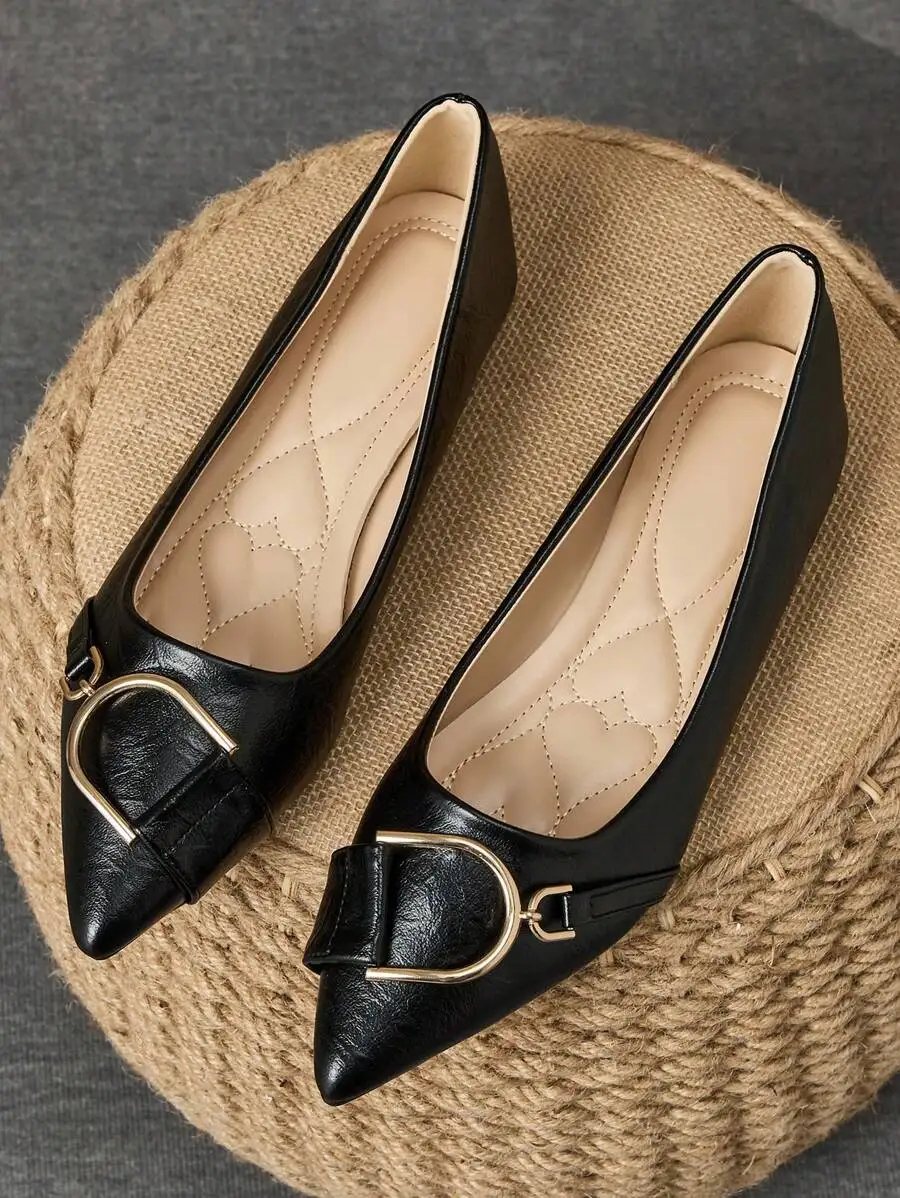 Eleganckie damskie czarne bale – Women Formal Wear Shoes recenzja i cena