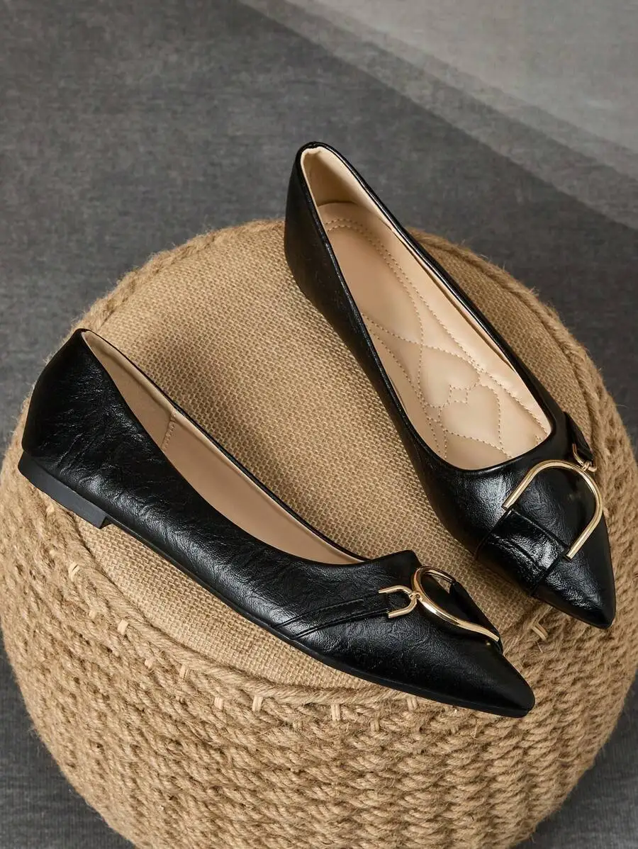 Eleganckie damskie czarne bale – Women Formal Wear Shoes recenzja i cena
